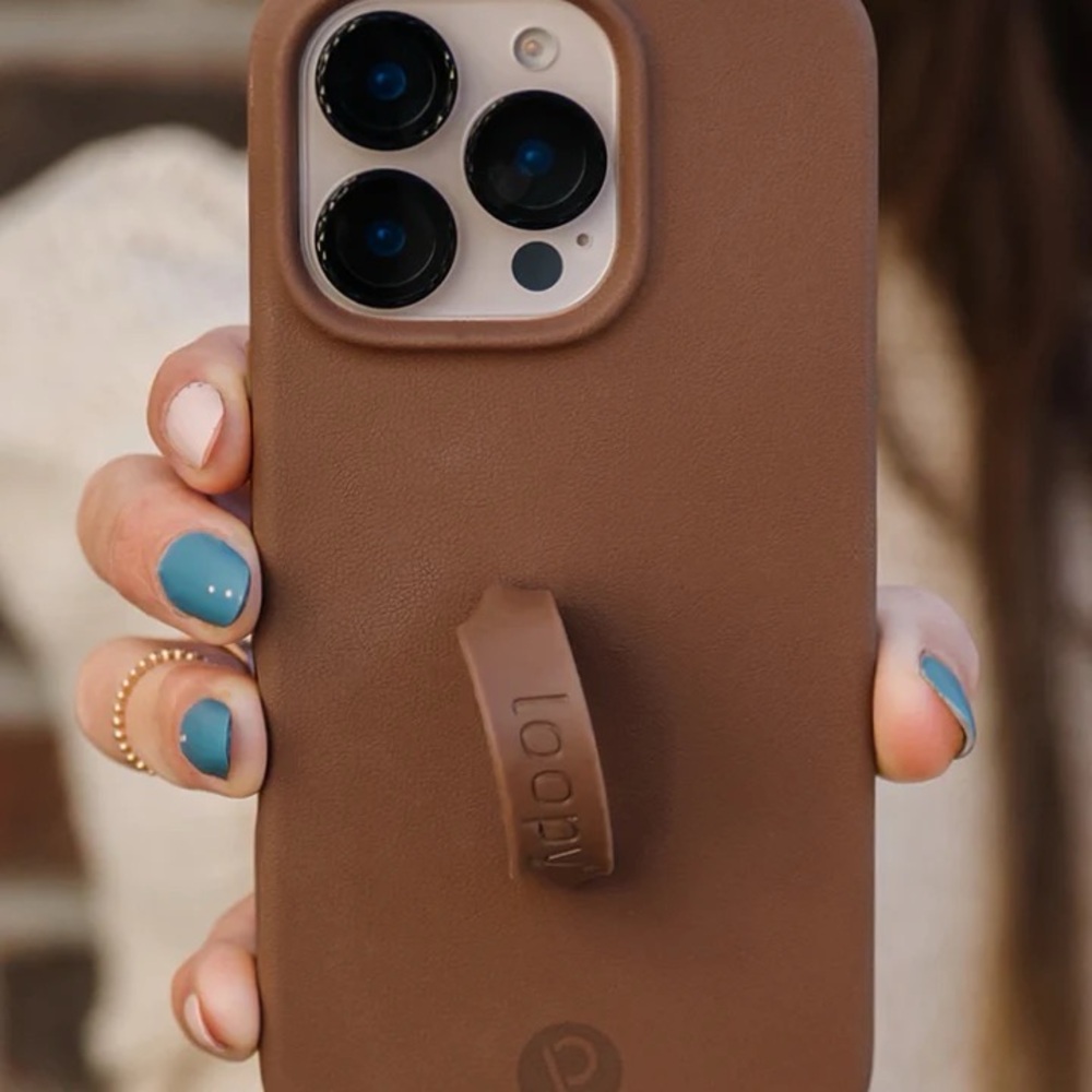 Loopy Case Chocolate Brown Phone Case with Loop